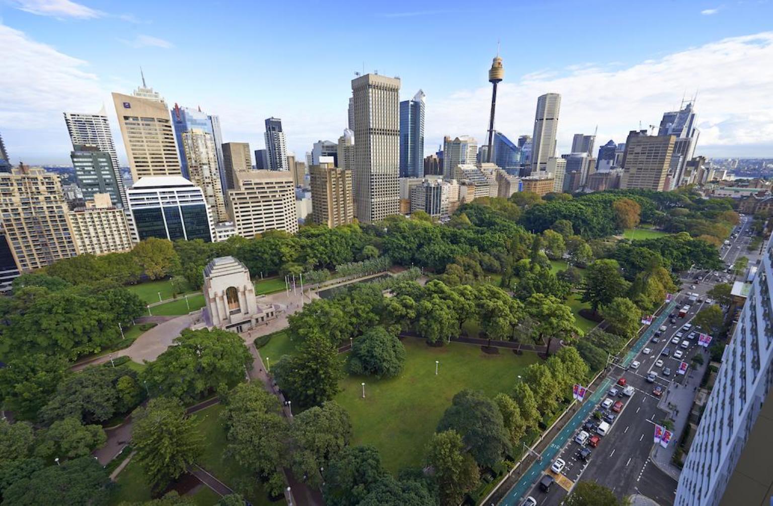 Pullman Sydney Hyde Park Sidney Exterior foto The Domain, Sydney